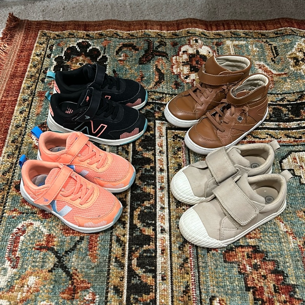 Toddler girl shoe lot